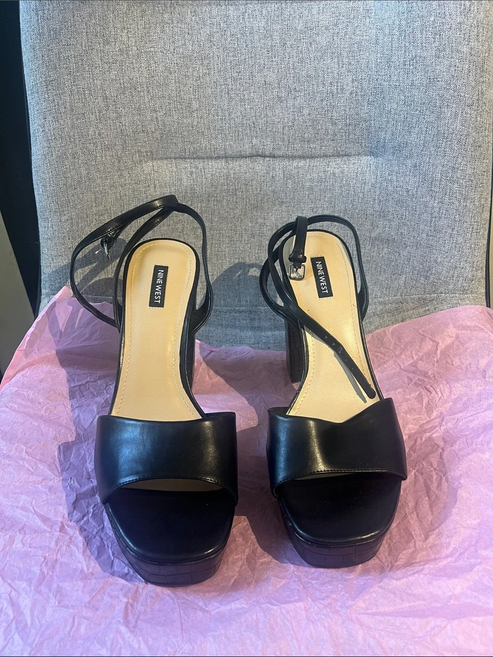 Nine West Zenna3 Platform Block Heels